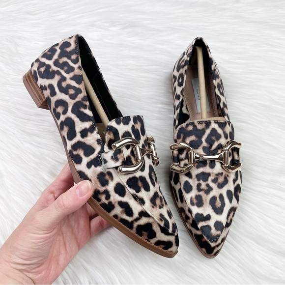 New Steven New York by Steve Madden Vilena Leopard Bit Loafers - Picture 1 of 7
